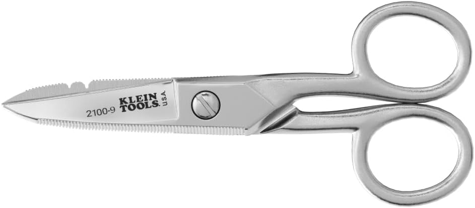 Klein Tools 2100-9 Stainless Steel Electrician's Scissors