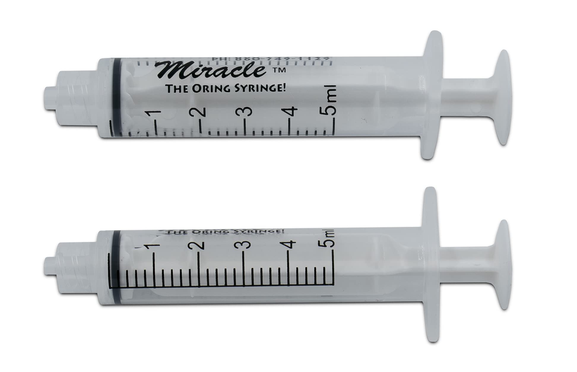 The Miracle Nipple for Pets with 3ml O-Ring Syringe (2-Pack)