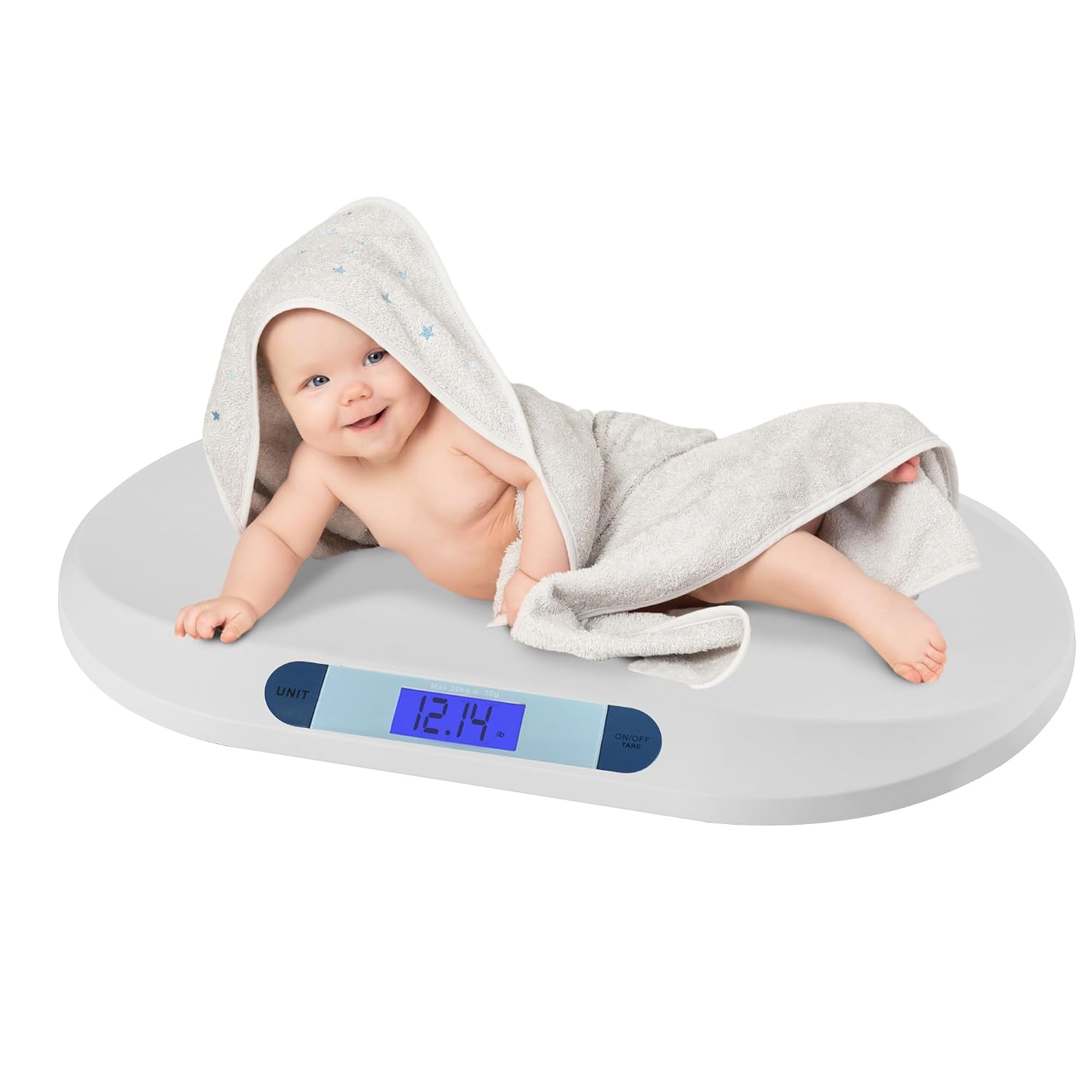 Smart Weigh Digital Baby & Small Animal Scale with Hold Function