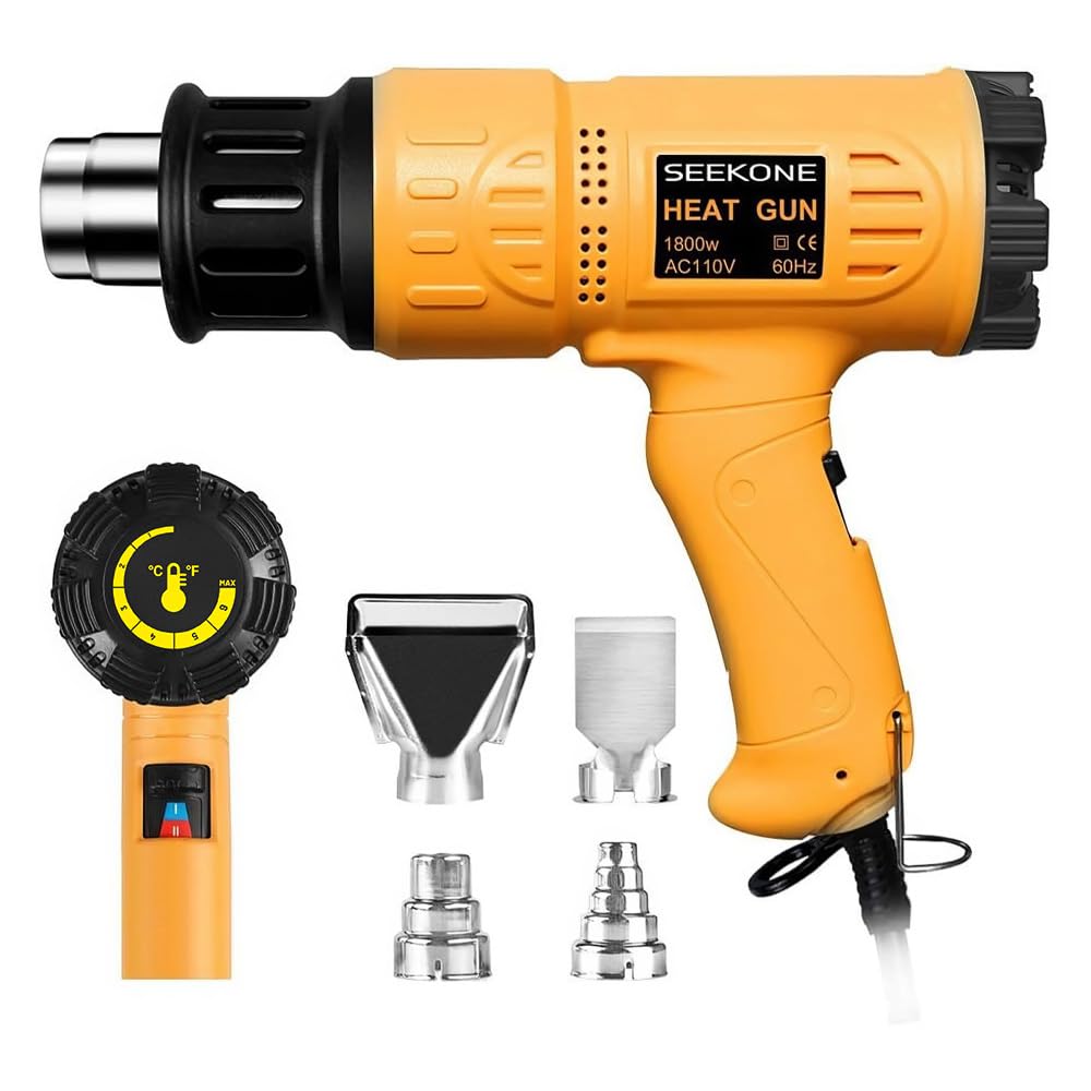 SEEKONE 1800W Variable Temperature Digital Heat Gun