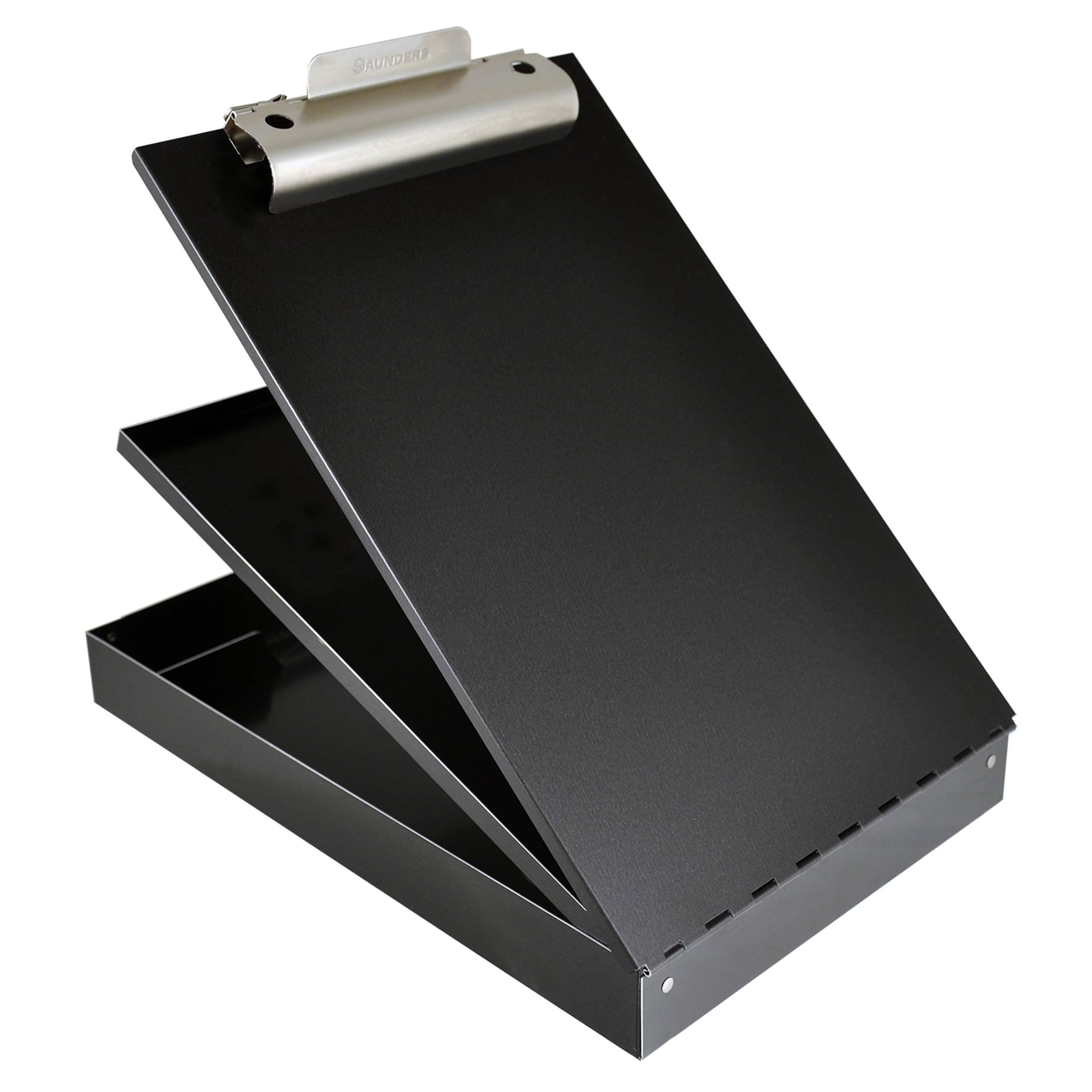 Saunders Dual-Layer Aluminum Storage Clipboard Folio