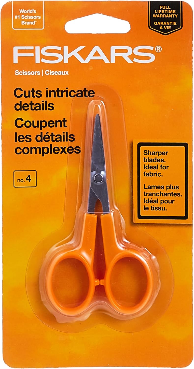 Fiskars 8-Inch Original Orange-Handled Stainless Steel Shears