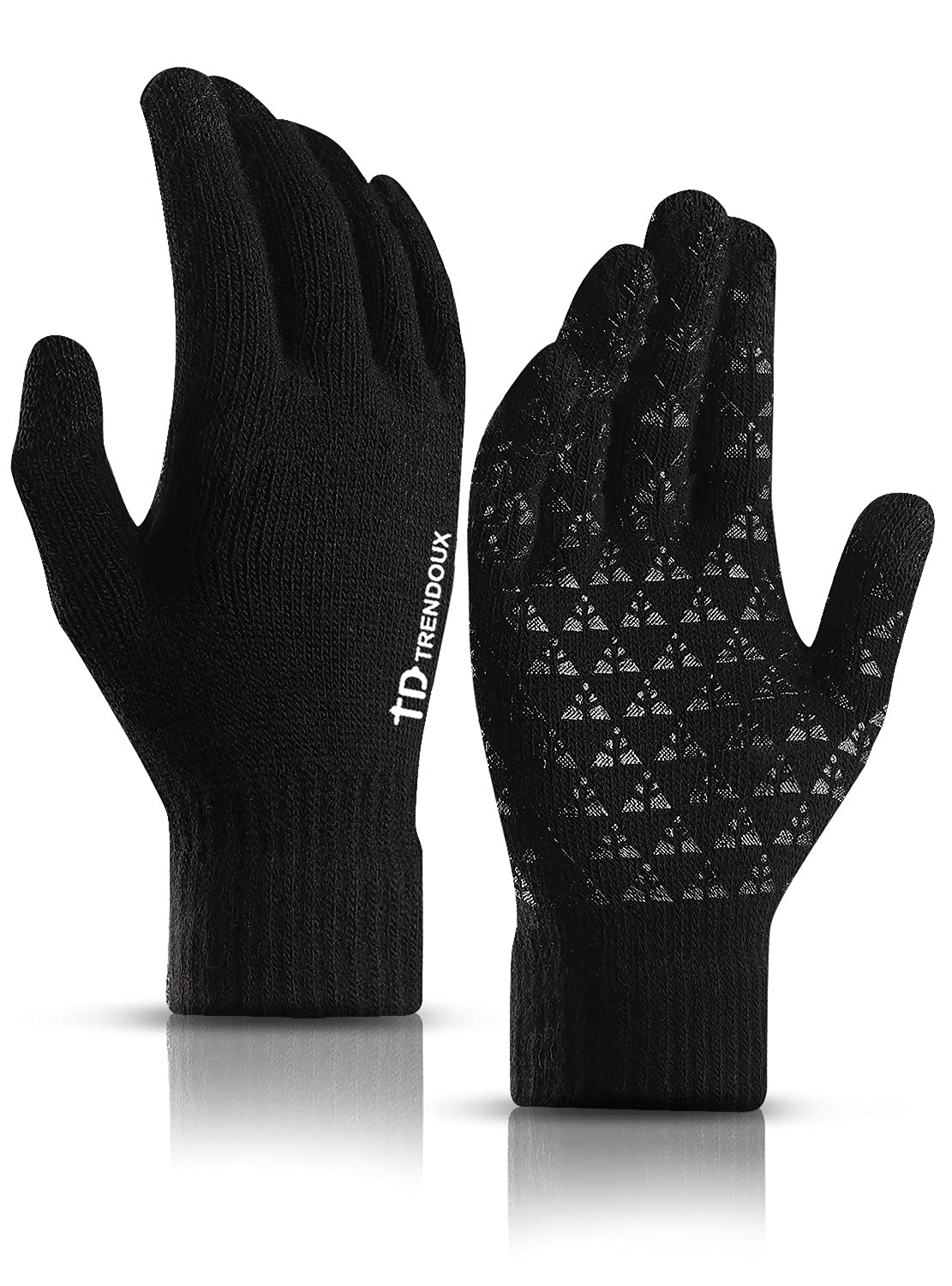 TRENDOUX Winter Touchscreen Thermal Knit Gloves