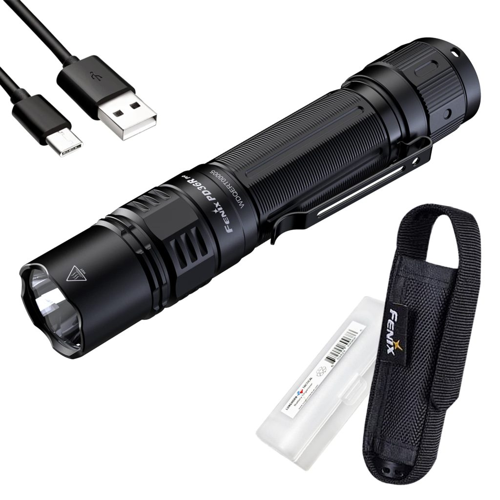 2. Fenix PD36R Pro Rechargeable Flashlight