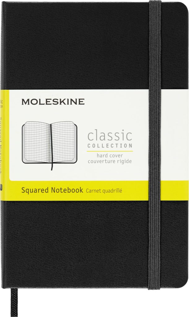 3. Moleskine Classic Hard Cover Notebook