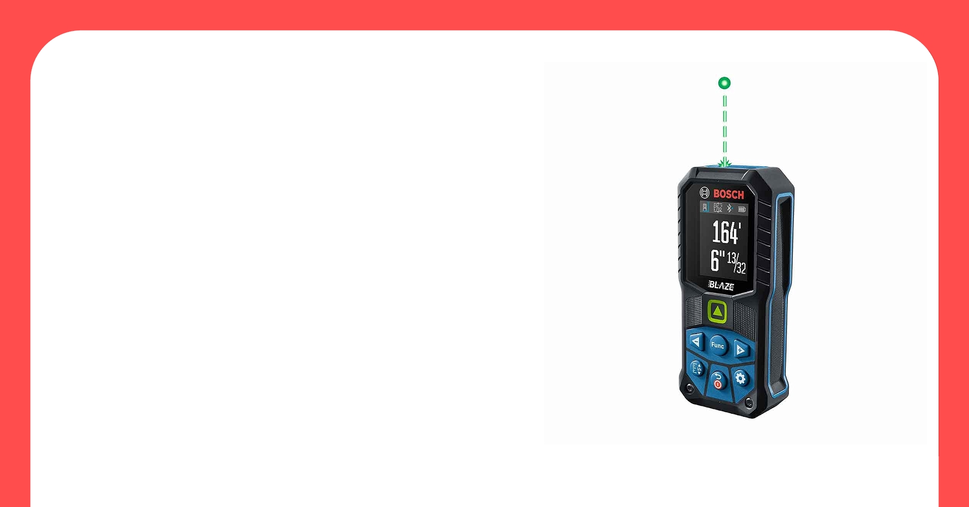 Bosch GLM165-27CGL Laser Distance Measure