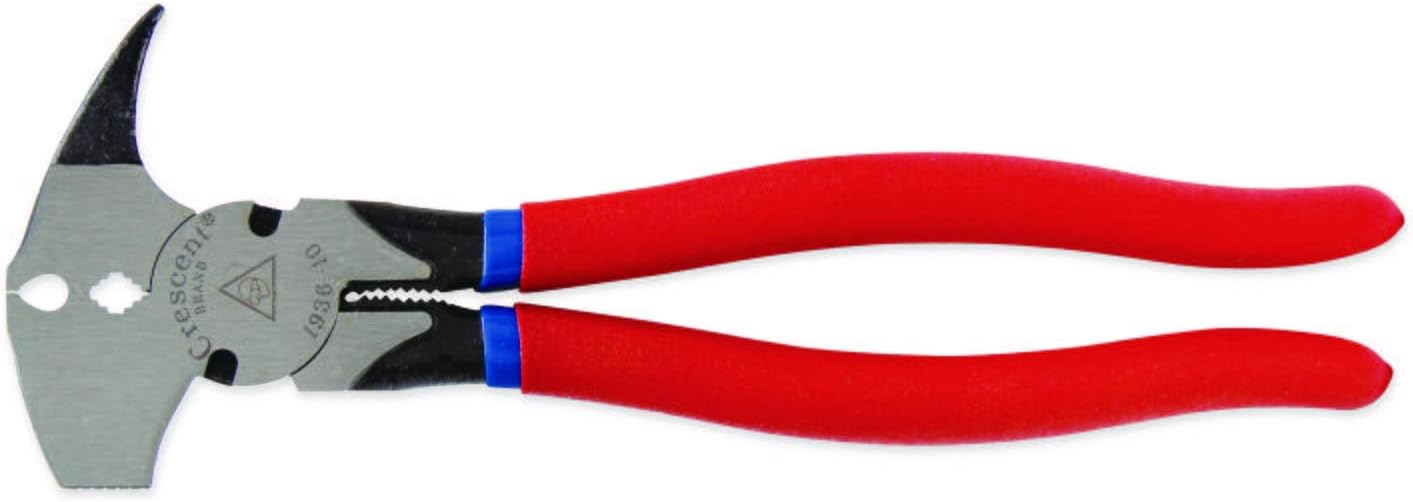 Crescent 10-7/16" Heavy-Duty Fence Tool Solid Joint Pliers