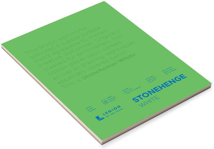 Legion Stonehenge 100% Cotton Printmaking Paper Pad