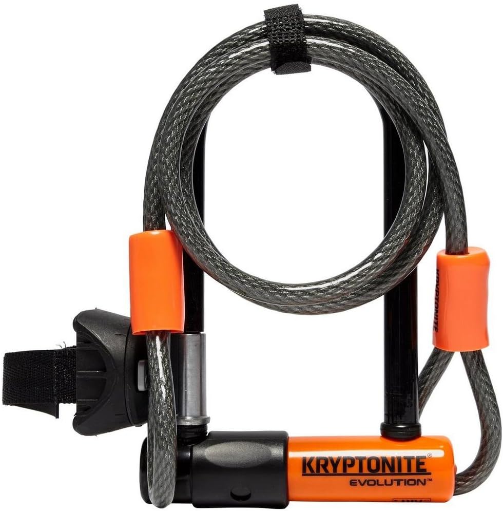 Kryptonite Evolution Mini-7 Heavy-Duty U-Lock with Cable