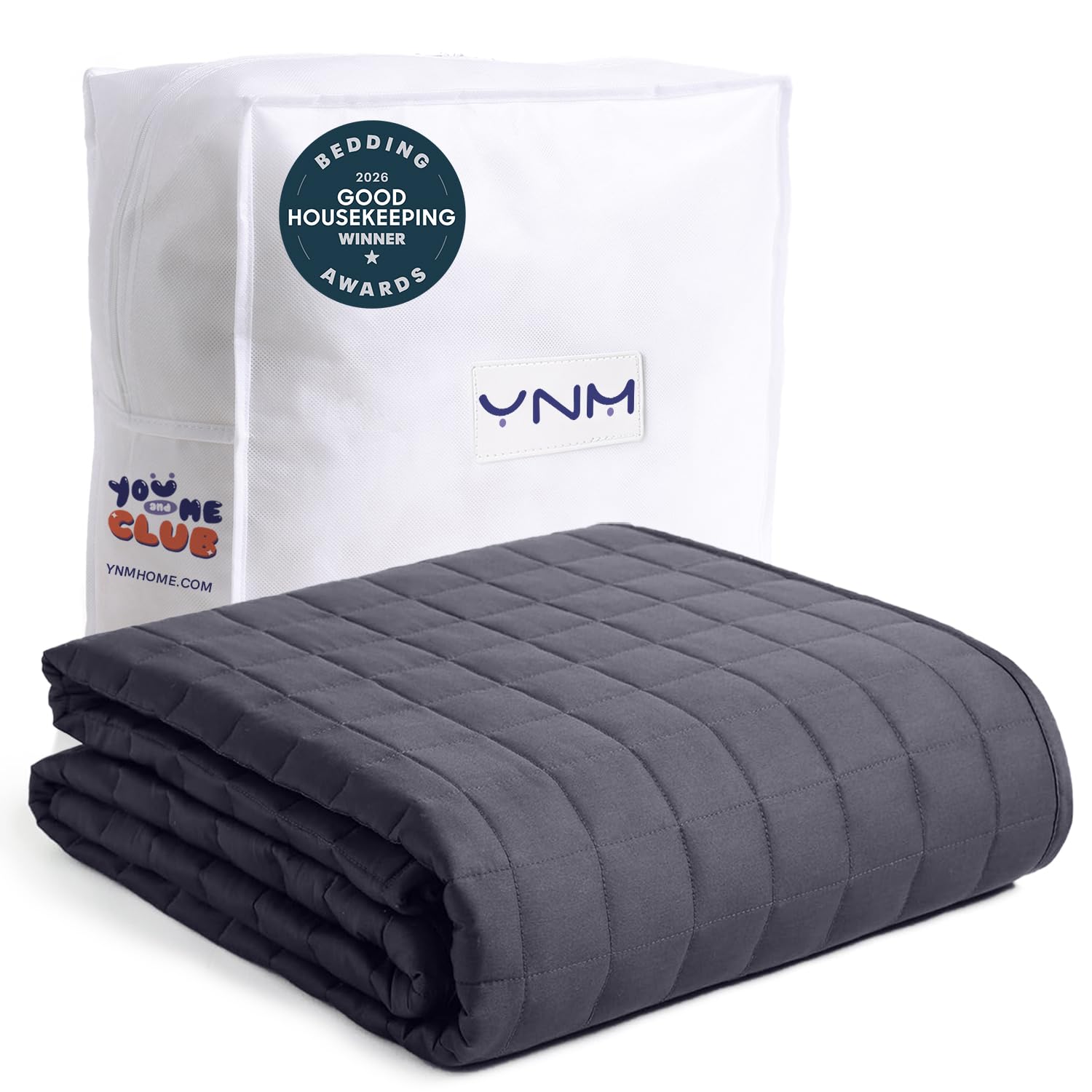 YnM Weighted Blanket (Cooling Bamboo & Micro Glass Beads)