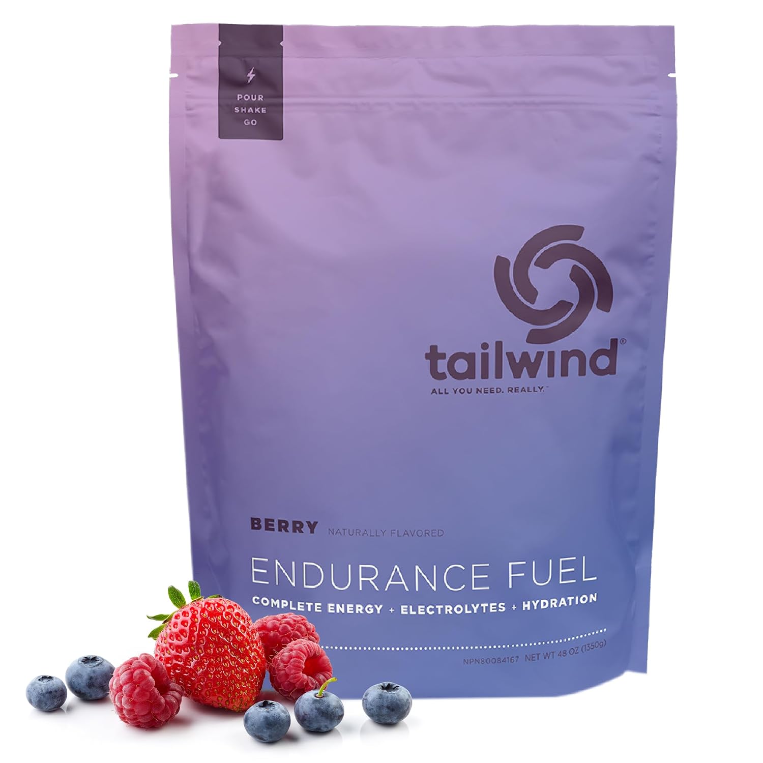 Tailwind Nutrition Endurance Fuel (Berry, 50 Servings)
