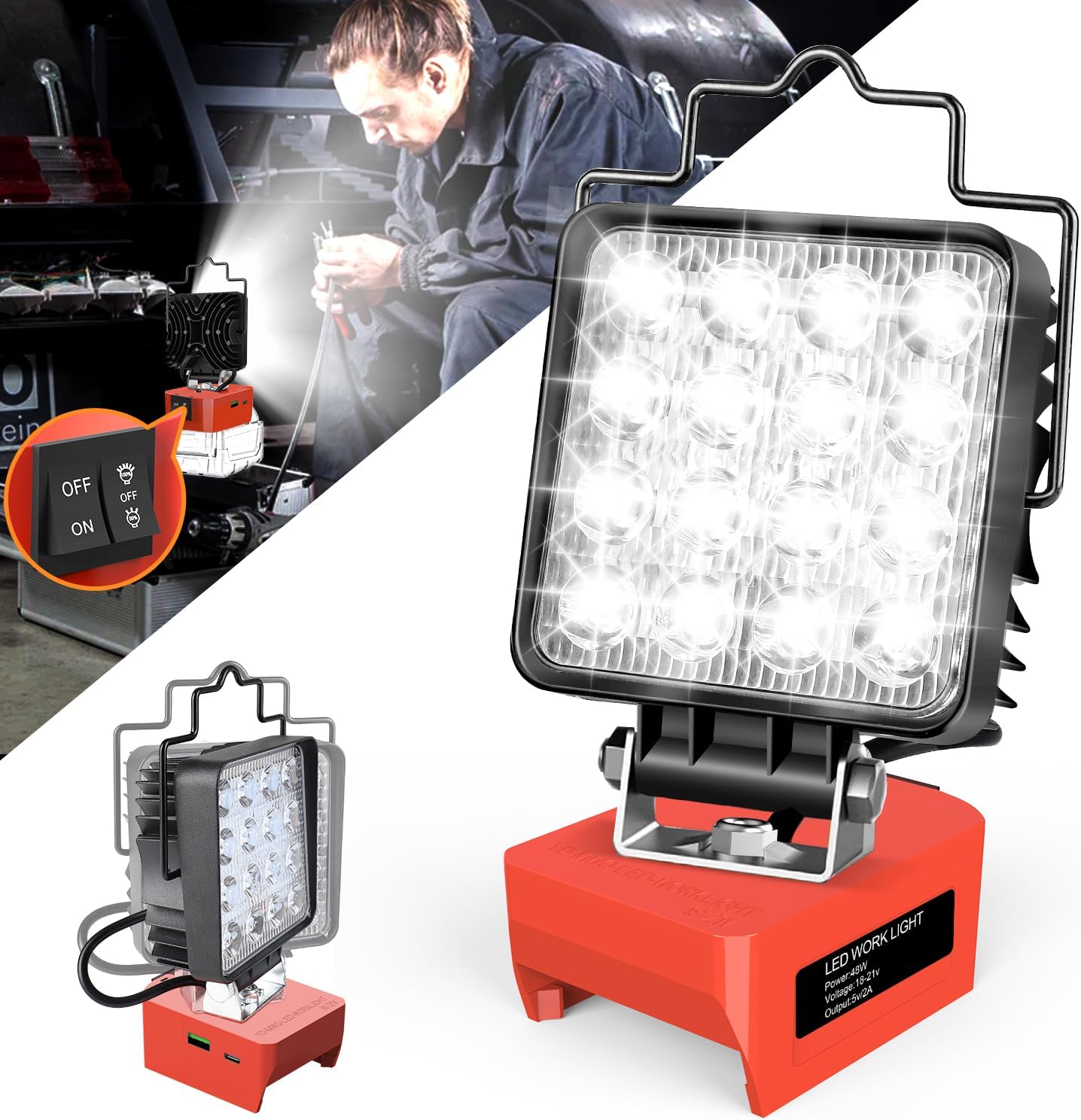 Milwaukee M18 Rover Flood Light - Cordless Work Light