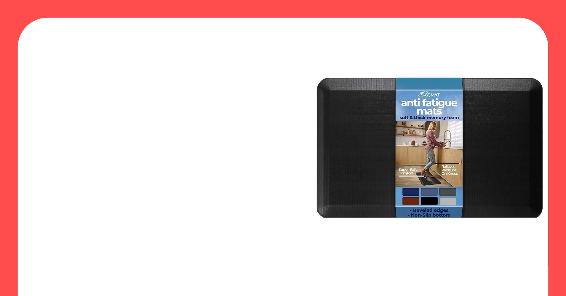 Sky Solutions Commercial Grade Anti-Fatigue Floor Mat