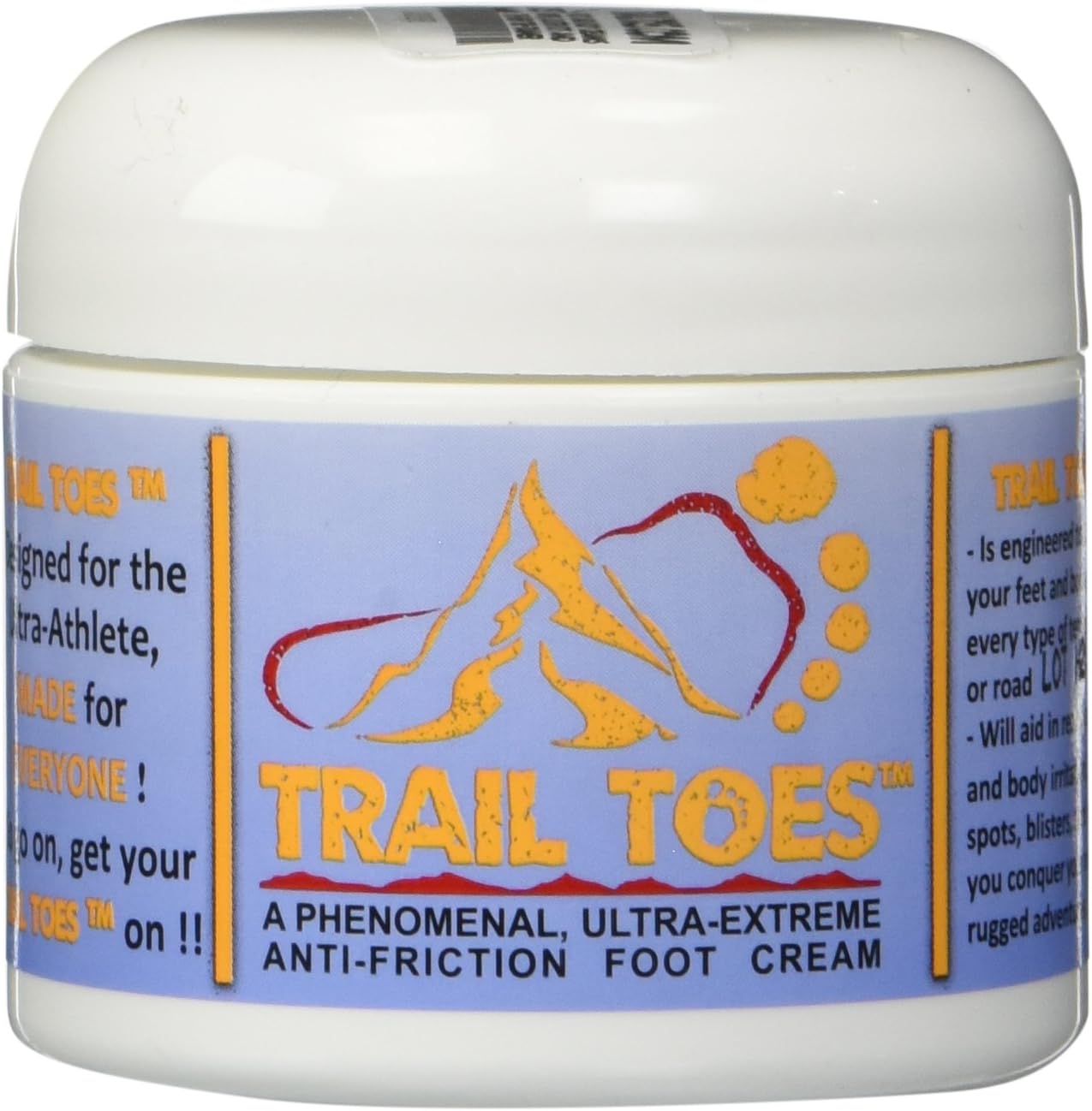 Trail Toes Phenomenal Ultra-Extreme Anti-Friction Foot & Body Cream (2 oz)