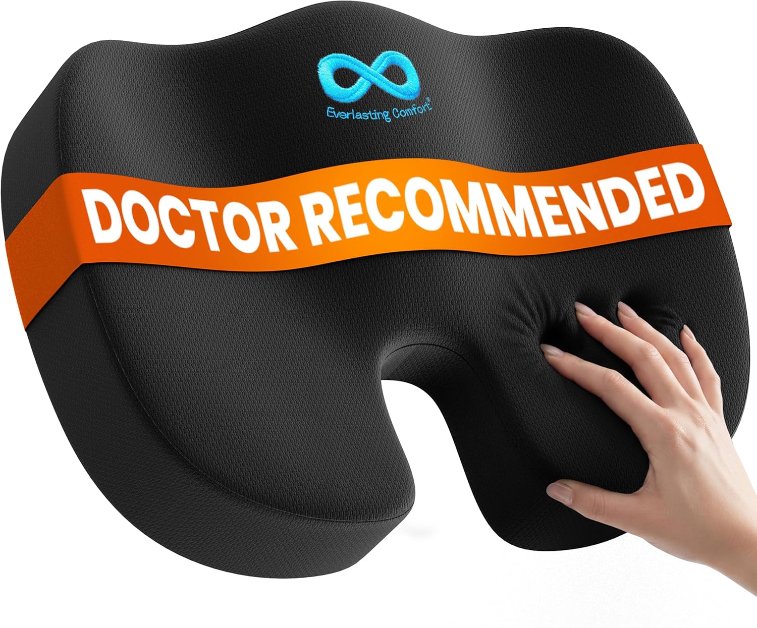 Everlasting Comfort Gel Infused Memory Foam Seat Cushion