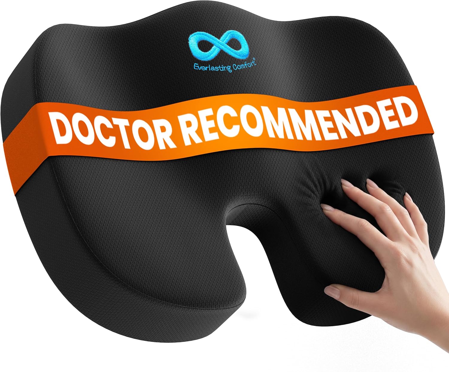 Everlasting Comfort Gel Infused Memory Foam Seat Cushion