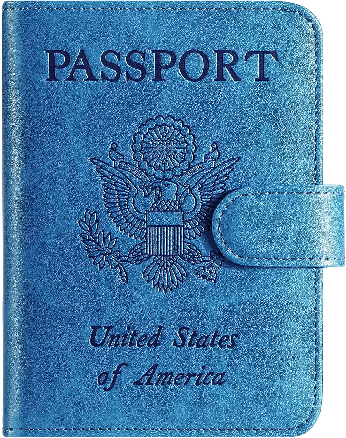 PASCACOO RFID Blocking Travel Passport Holder Wallet