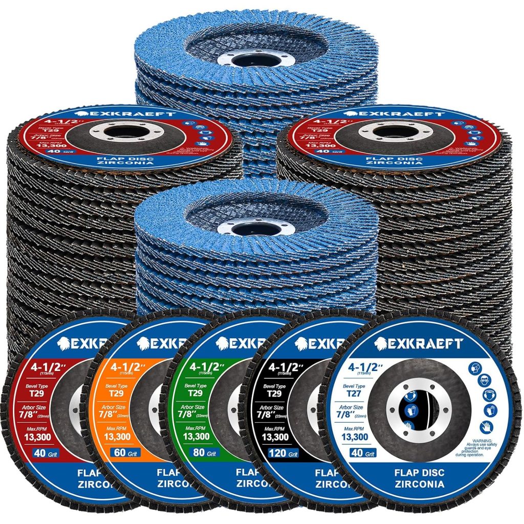 Angle Grinder with Flap Discs Set
