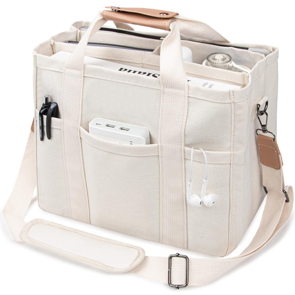 Crossbody Canvas Tote Bag