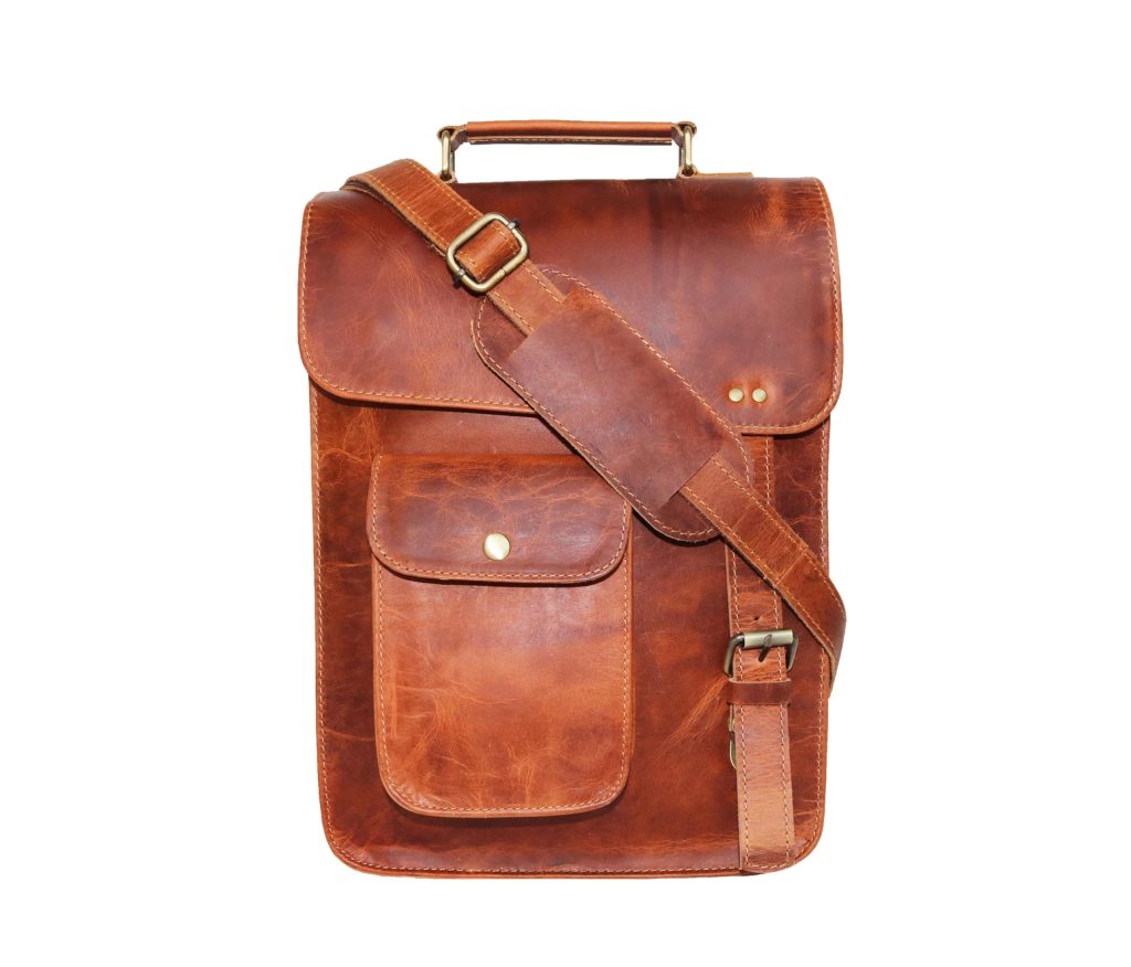 Leather Messenger Bag