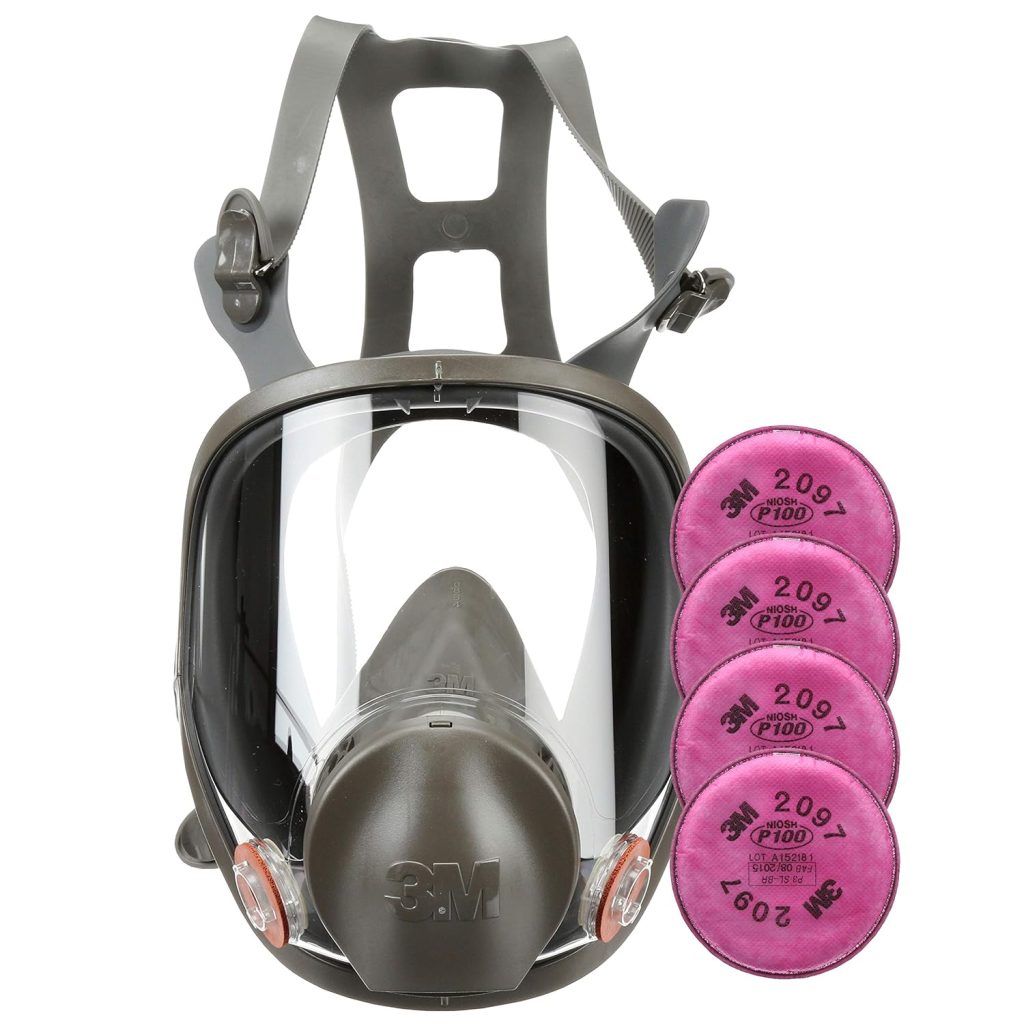 Respirator Mask with P100 Filters