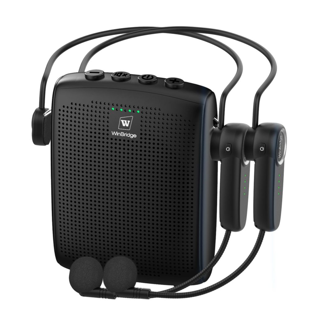 Wireless Voice Amplifier with Headset